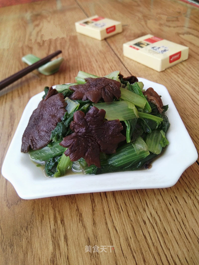 Hazel Mushroom Roasted Chinese Cabbage recipe