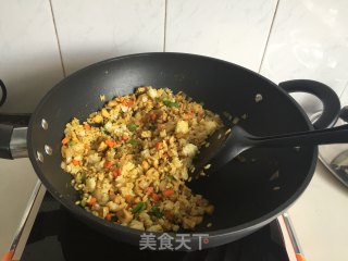 #trust之美#curry Chicken Fried Rice recipe