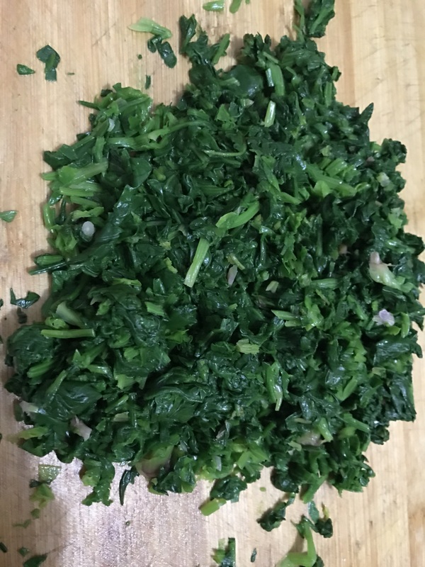 Spinach Christmas Tree recipe