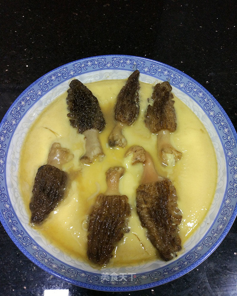 Steamed Fresh Morel Mushroom Custard recipe