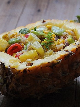 Children's Favorite Fruit Rice-pineapple Rice