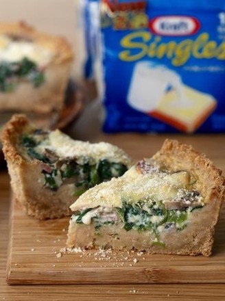 Spinach Bacon Cheese Salty Pie