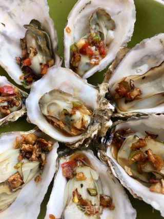 Garlic Oysters recipe