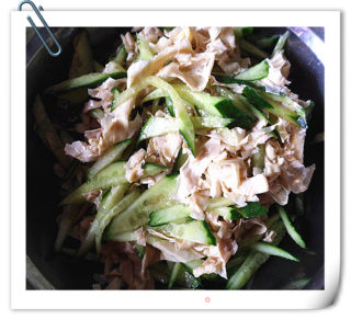 Cucumber with Bean Curd recipe