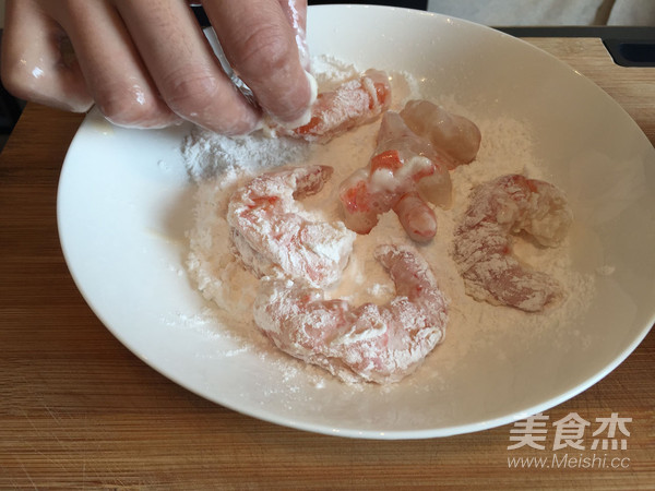 Crispy Juicy Salt and Pretzel Shrimp Balls recipe
