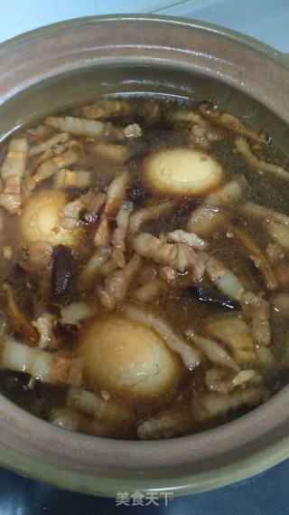 Mushroom Braised Pork Rice recipe