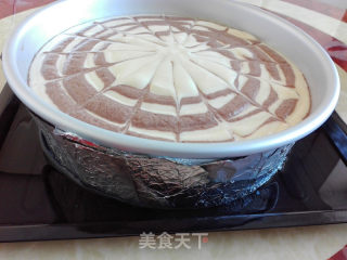 Zebra Pattern Antique Cake recipe