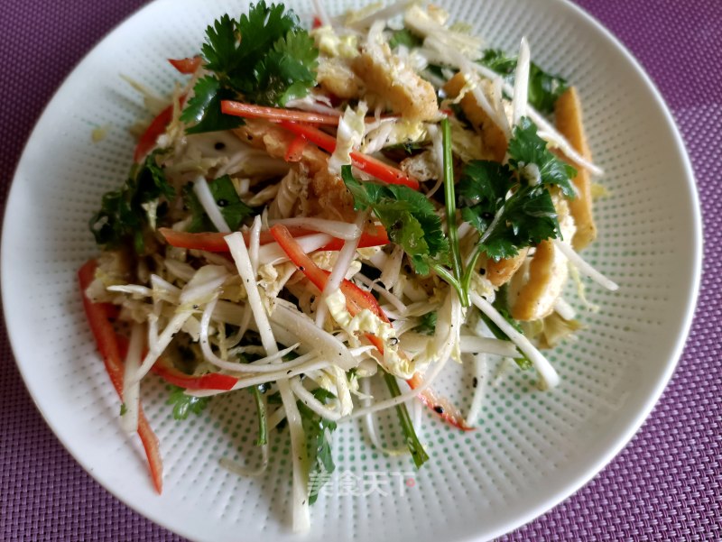 "cabbage" Cabbage Mixed with Dried Tofu recipe