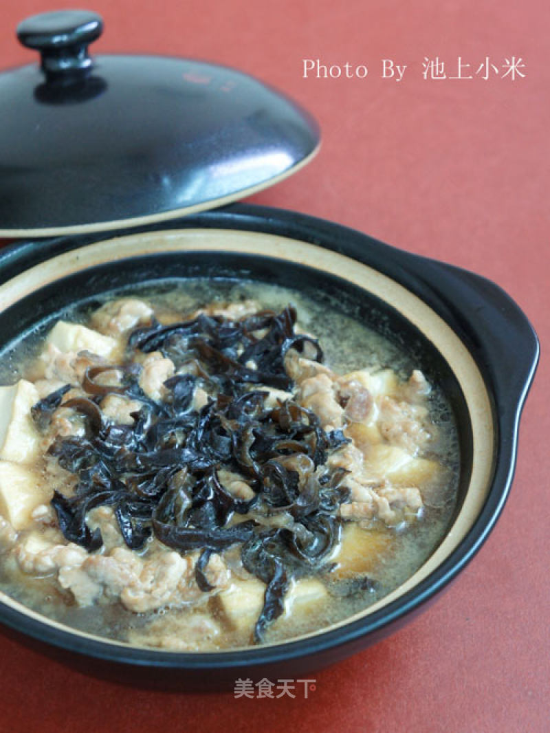 【fungus Tofu Pot】 recipe