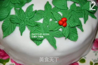 Christmas Fondant Cake recipe