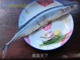 Pan-fried Saury recipe