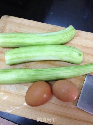 Loofah Egg Soup recipe