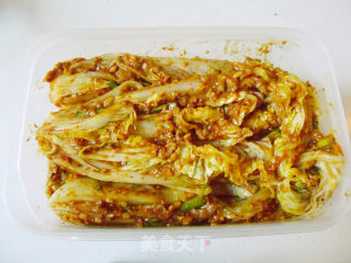 Pickled Korean Spicy Cabbage recipe