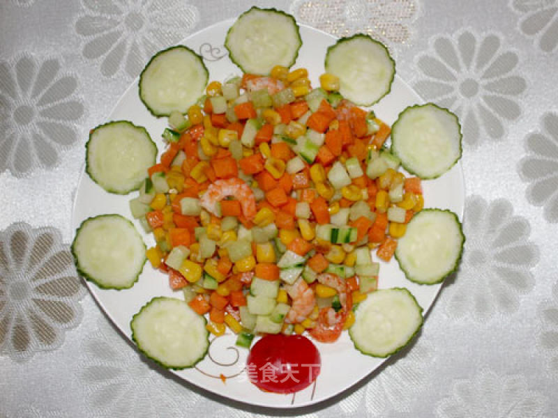 Colorful Diced Shrimp recipe