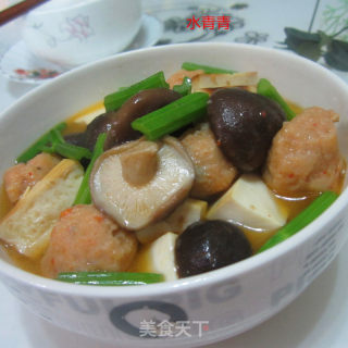 Mushroom Boiled Meatballs recipe