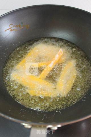Baked Pumpkin with Salted Egg Yolk recipe