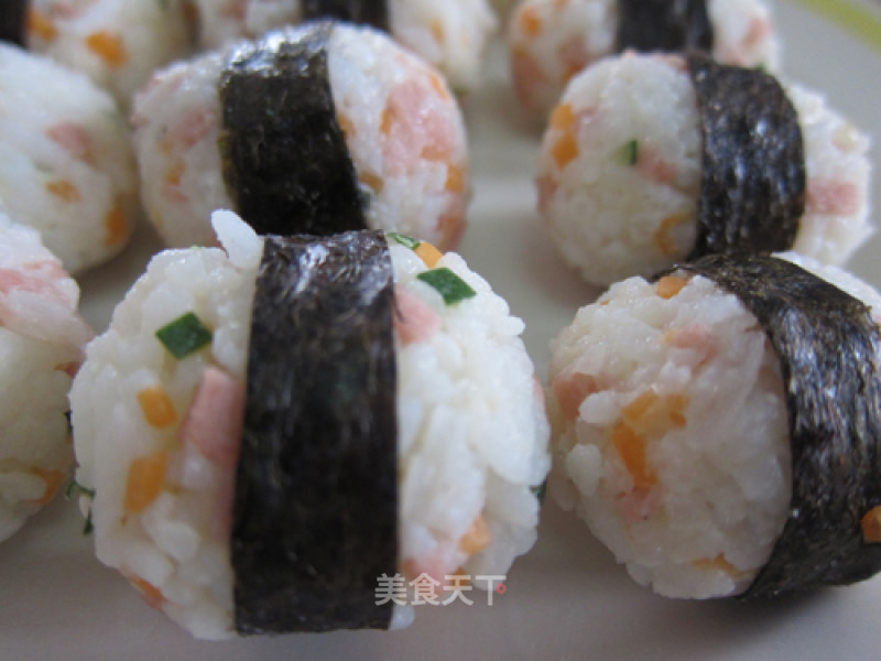 Mini Rice Balls recipe