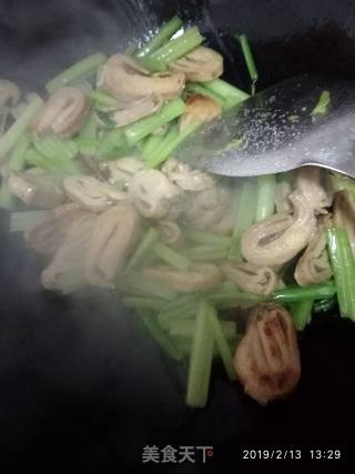 Stir-fried Celery with Plum recipe