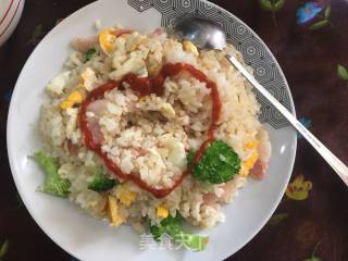 Fried Rice with Bacon and Egg recipe