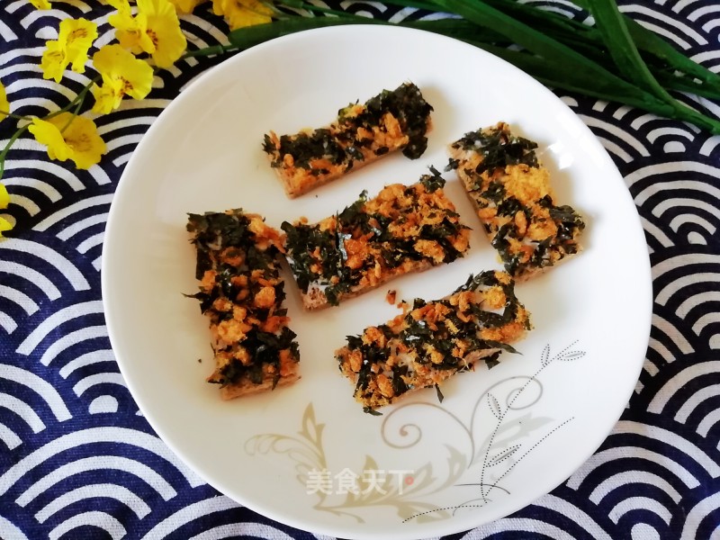 Homemade Pork Floss Toast Strips recipe