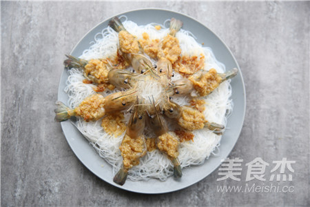 [delicious Best Partner] Steamed Prawns with Garlic Vermicelli recipe