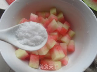 Cold Watermelon Peel recipe