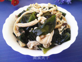 Wakame with Enoki Mushroom recipe