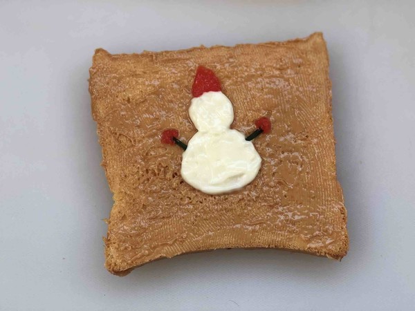 Little Snowman Toast recipe