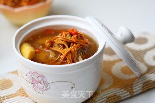 [cordyceps Flower Yam Big Bone Decoction] A Good Tonic with Flat Taste and Sweet Taste recipe