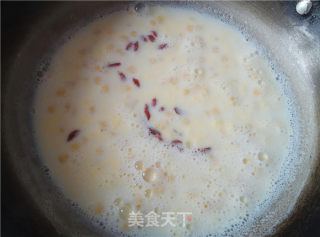 Milk, Egg, Corn Soup recipe