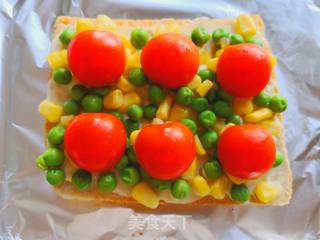 Cheese and Vegetable Toast recipe