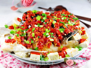 Chopped Pepper Fish Head Tofu recipe