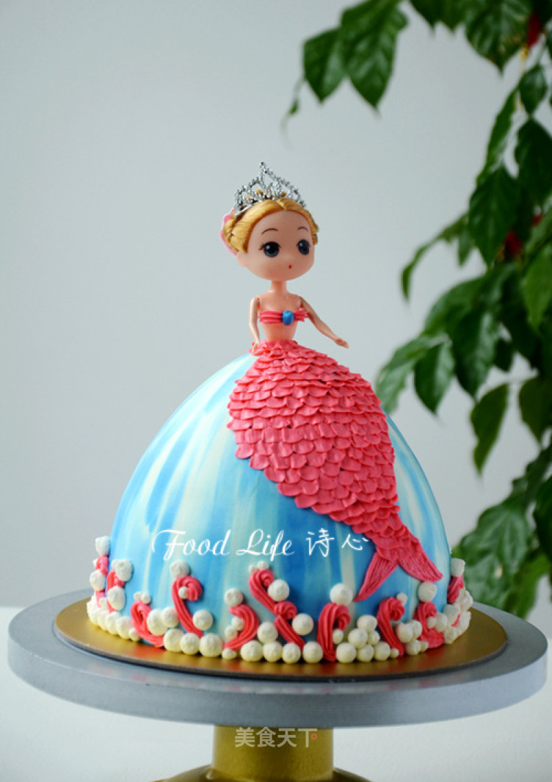 [mermaid Barbie Cake] recipe
