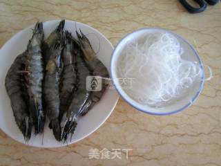 Steamed Prawns with Garlic Vermicelli recipe