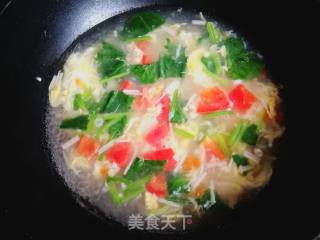 Spinach Egg Drop Soup recipe