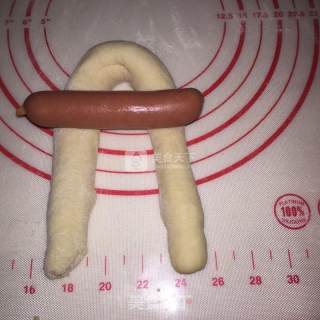 Cute Rabbit Sausage Bread recipe