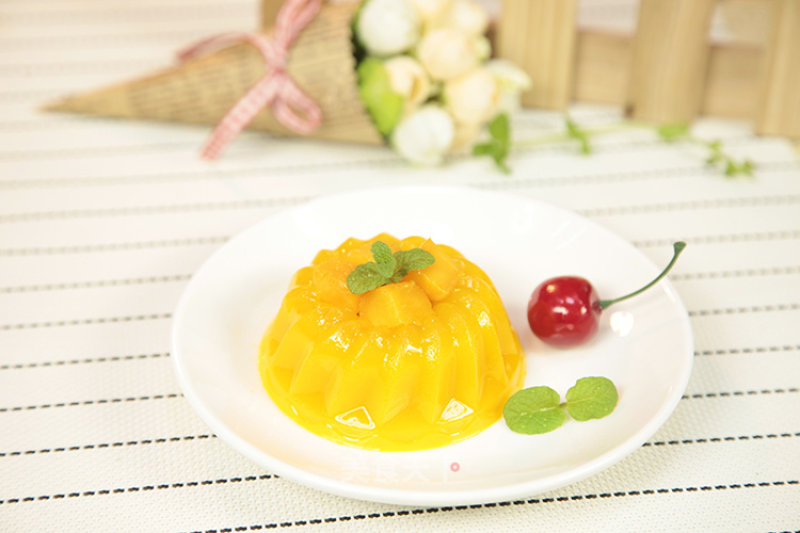 Mellow on The Tip of The Tongue-mango Pudding recipe