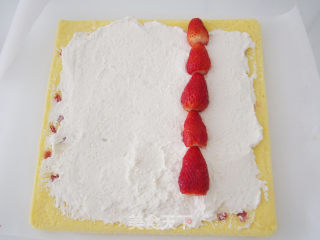 Strawberry Cream Roll recipe