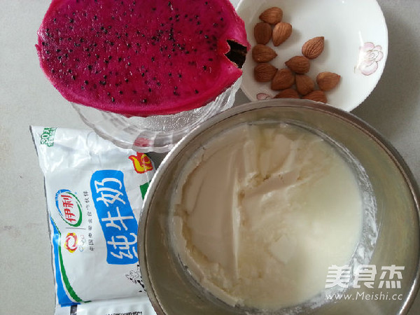 Dragon Fruit Almond Shake recipe