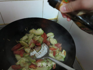 Stir-fried Melon with Tomato and Egg recipe