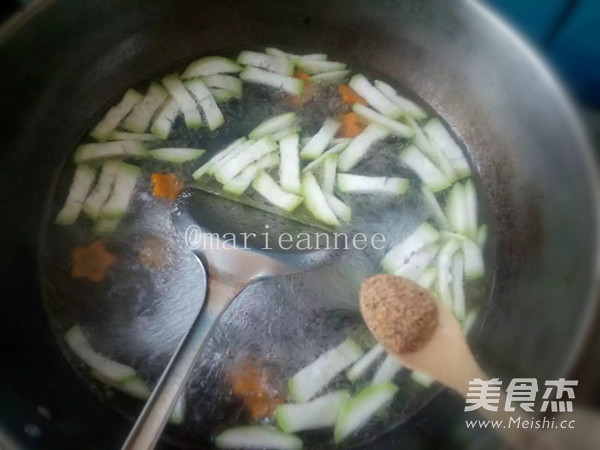 Gourd Carrot and Egg Soup recipe