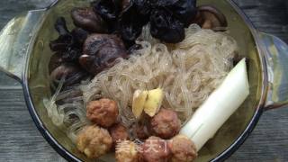 Stewed Vermicelli with Radish Balls recipe