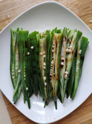 Scallion Okra recipe