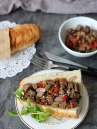Juicy Shredded Steak Sandwich recipe