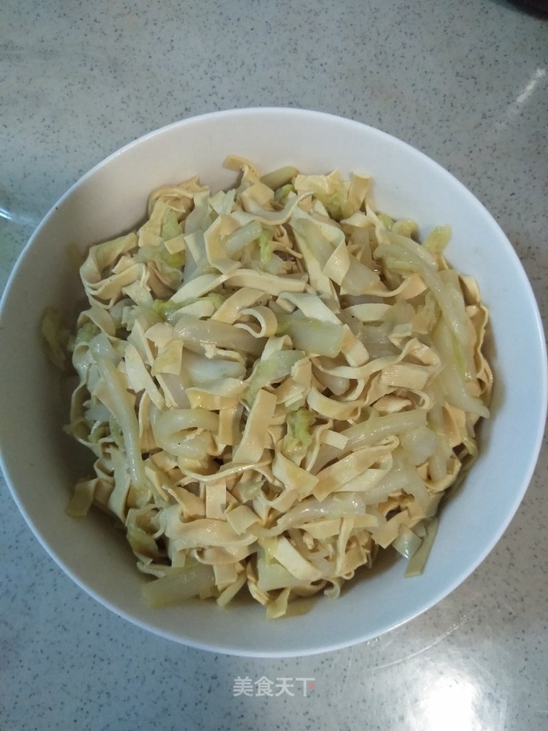 Stewed Chinese Cabbage with Dry Tofu recipe