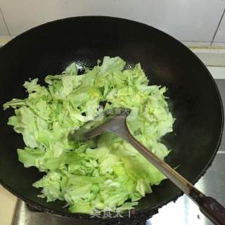 Quick Lunch-fried Rice Noodles recipe