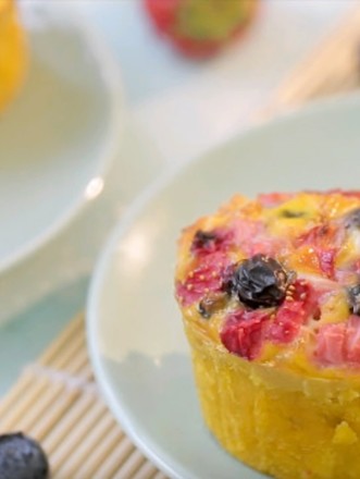 Homemade Oatmeal Fruit Cake with Yogurt recipe