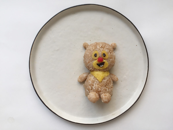 Cute Bear Rice Ball recipe