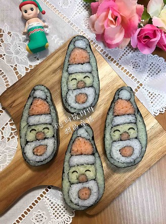 Santa Sushi recipe