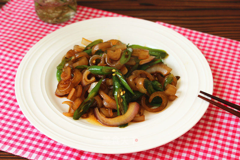 #信之美# Stir-fried Pork Skin with Chili recipe